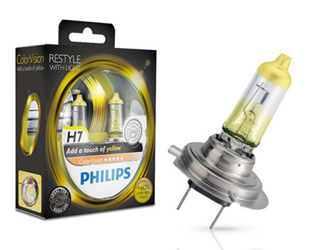 Auto sijalice Philips H7 12V 55W PX26d – COLOR VISION YELLOW