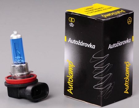 Auto sijalice Autolamp 12V H8 35W PGJ19-1 – SUPER WHITE – 4000K Xenon efekat – A9081
